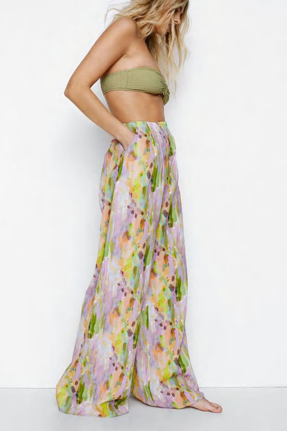 Tie Dye Super Wide Leg Pants | Nasty Gal (US)