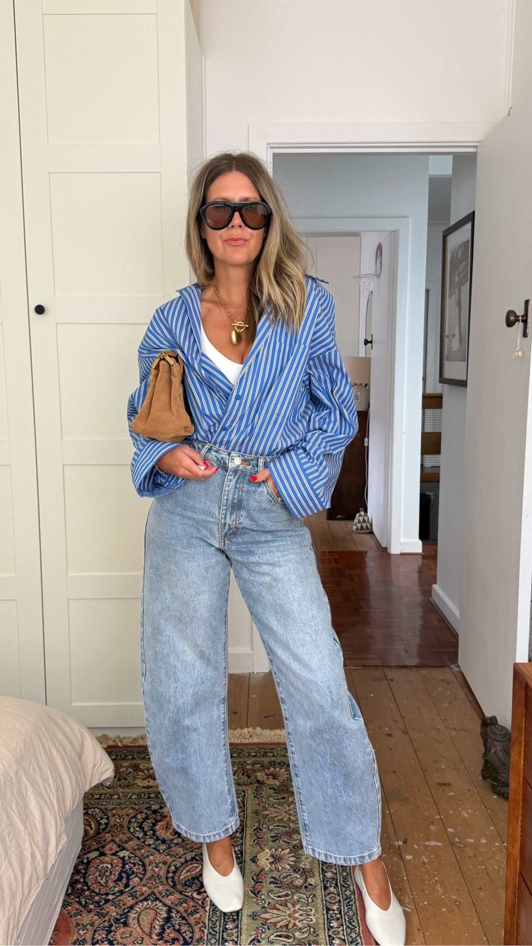 The shirt you are going to want in your wardrobe…

Yes, it’s DISSH and yes, it’s coming back soon so if you missed out on it first round — I highly recommend you sign up to jump on this one.

Wearing an 8 in the shirt, 6 in the jeans (I downsized in these) and shoes are true to size x

#LTKsummer #LTKaustralia #LTKjeans