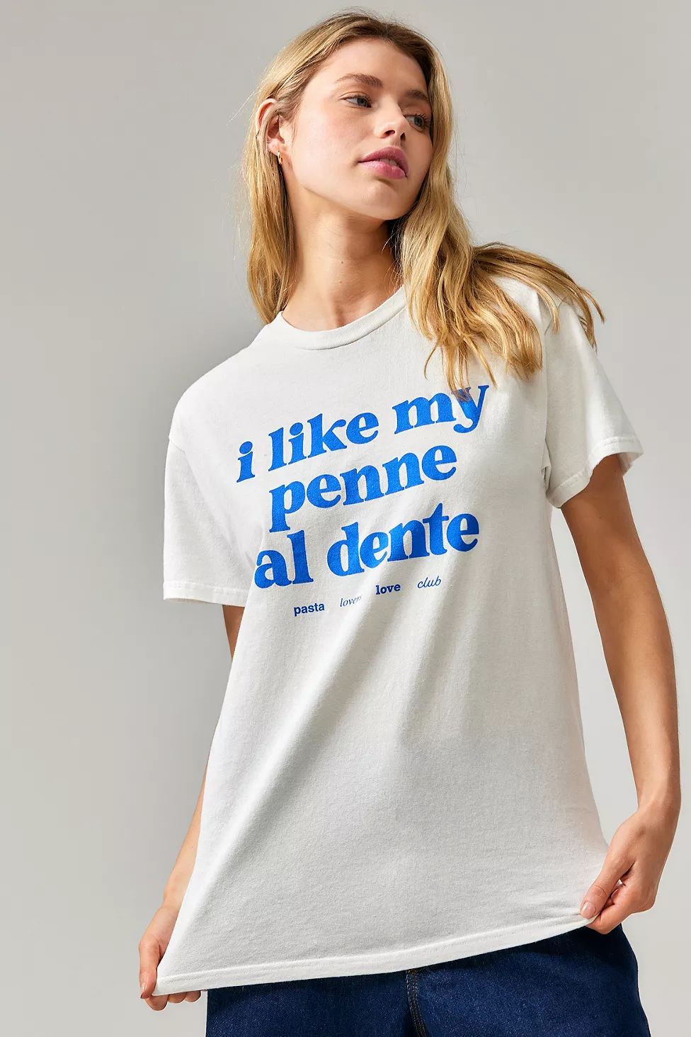 UO Al Dente Pasta Boyfriend T-Shirt | Urban Outfitters (EU)