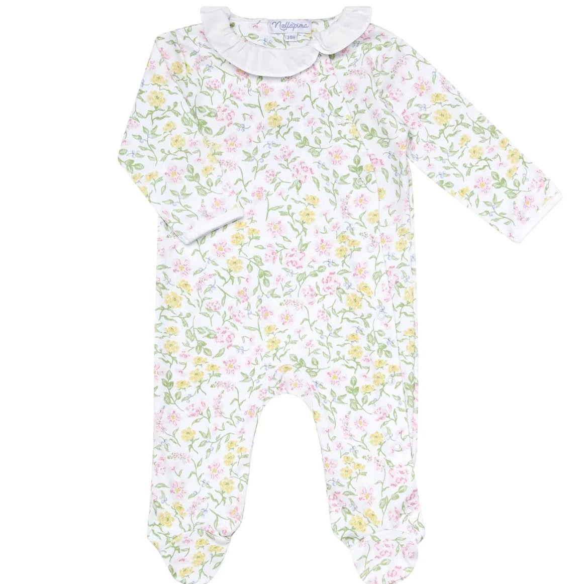 Nellapima Berry Wildflowers Crossover Footie | JoJo Mommy