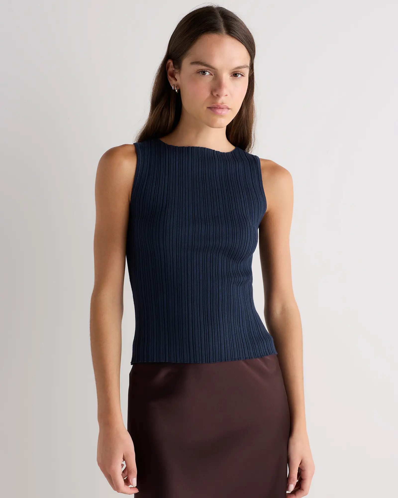 Cotton Cashmere Ribbed Tank | Quince