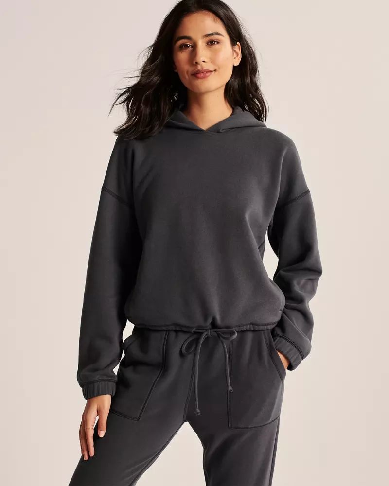 Cinched Hem Hoodie | Abercrombie & Fitch US & UK