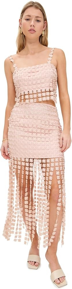 Saylor Women's Elie Fringe Skirt Set | Amazon (US)