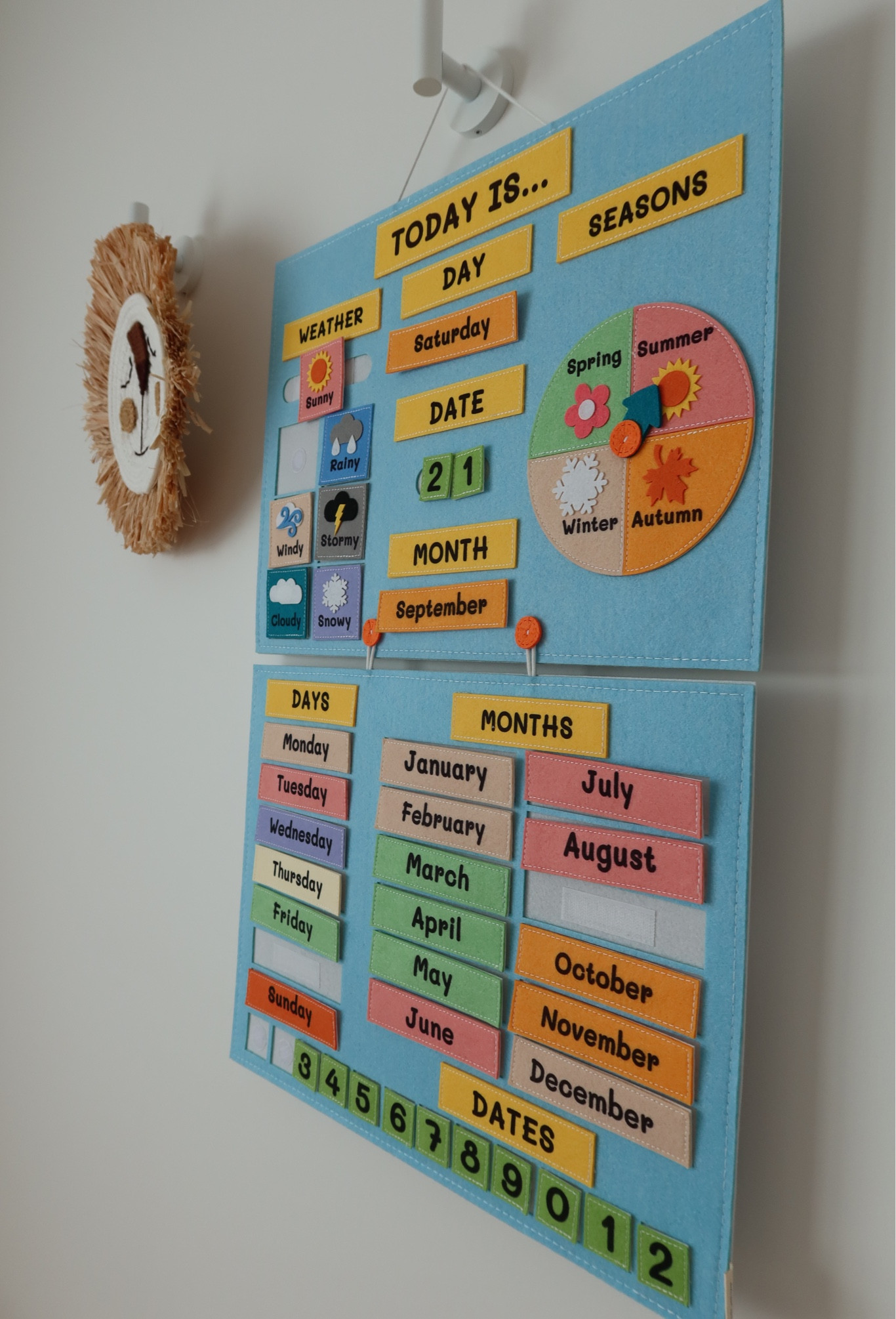 Newest playroom addition. I wanted a calendar/weather chart to do daily with J and found this cutie on Etsy  

#LTKBaby #LTKFamily #LTKKids