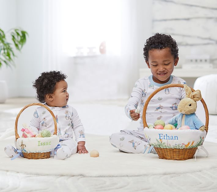Peter Rabbit™ Organic Family Pajamas Collection | Pottery Barn Kids