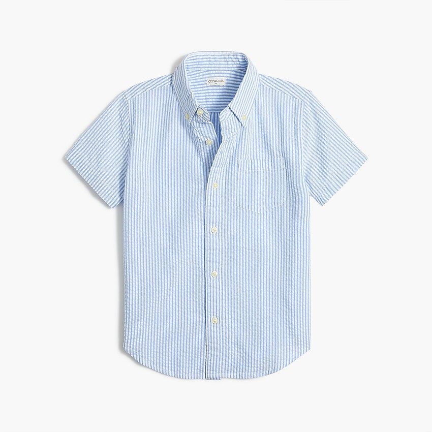 Boys' seersucker shirt | J.Crew Factory