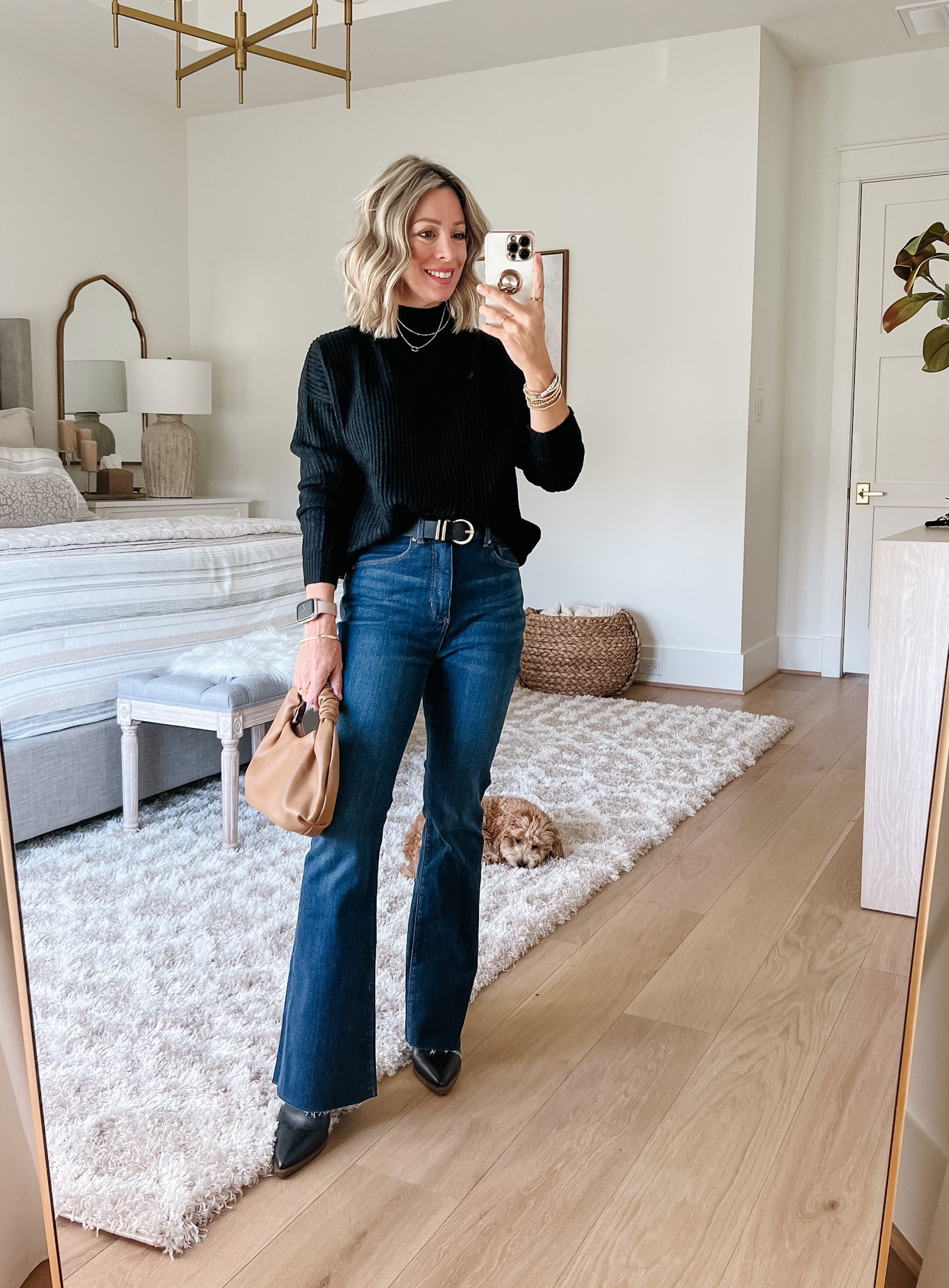 Gibson Sweater, LOFT jeans, Amazon skinny belt, booties , Amazon bag

Sweater: XS
Jeans: 25P


#LTKsalealert #LTKover40 #LTKstyletip