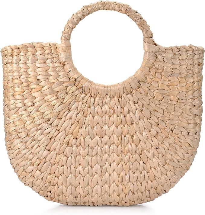 DOKOT Woven Straw Bags Summer Beach Tote Bag for Women | Amazon (US)