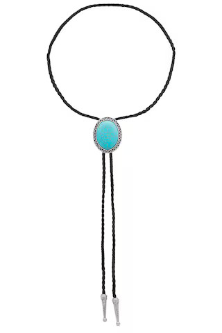 petit moments Marengo Bolo Necklace in Turquoise from Revolve.com | Revolve Clothing (Global)