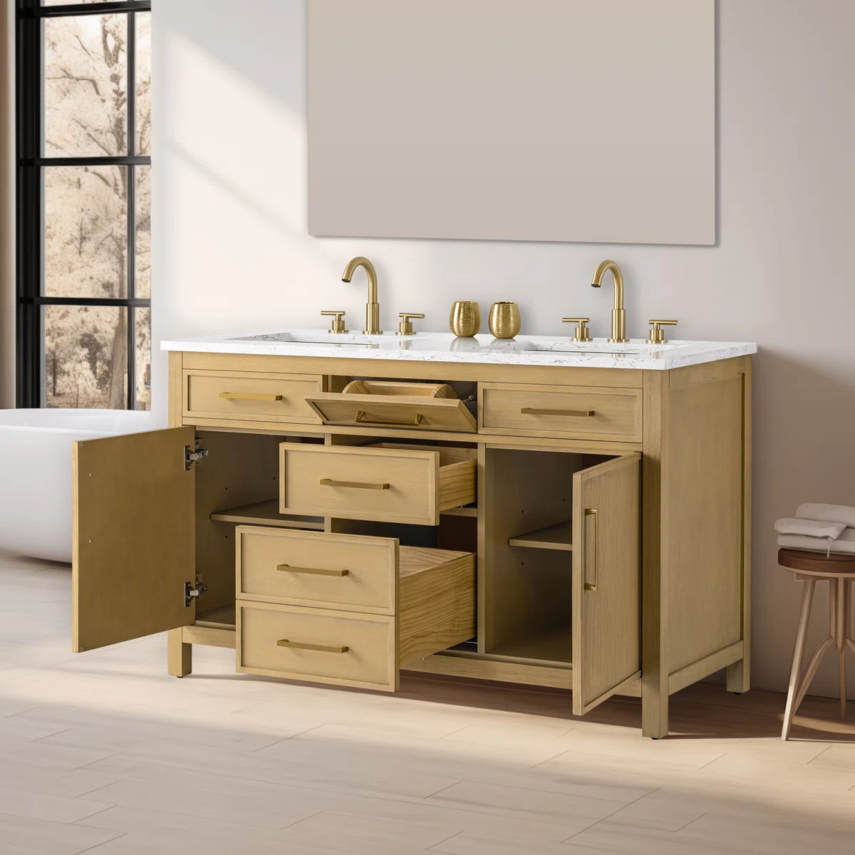 Reajean 54" Double Vanity | Wayfair North America