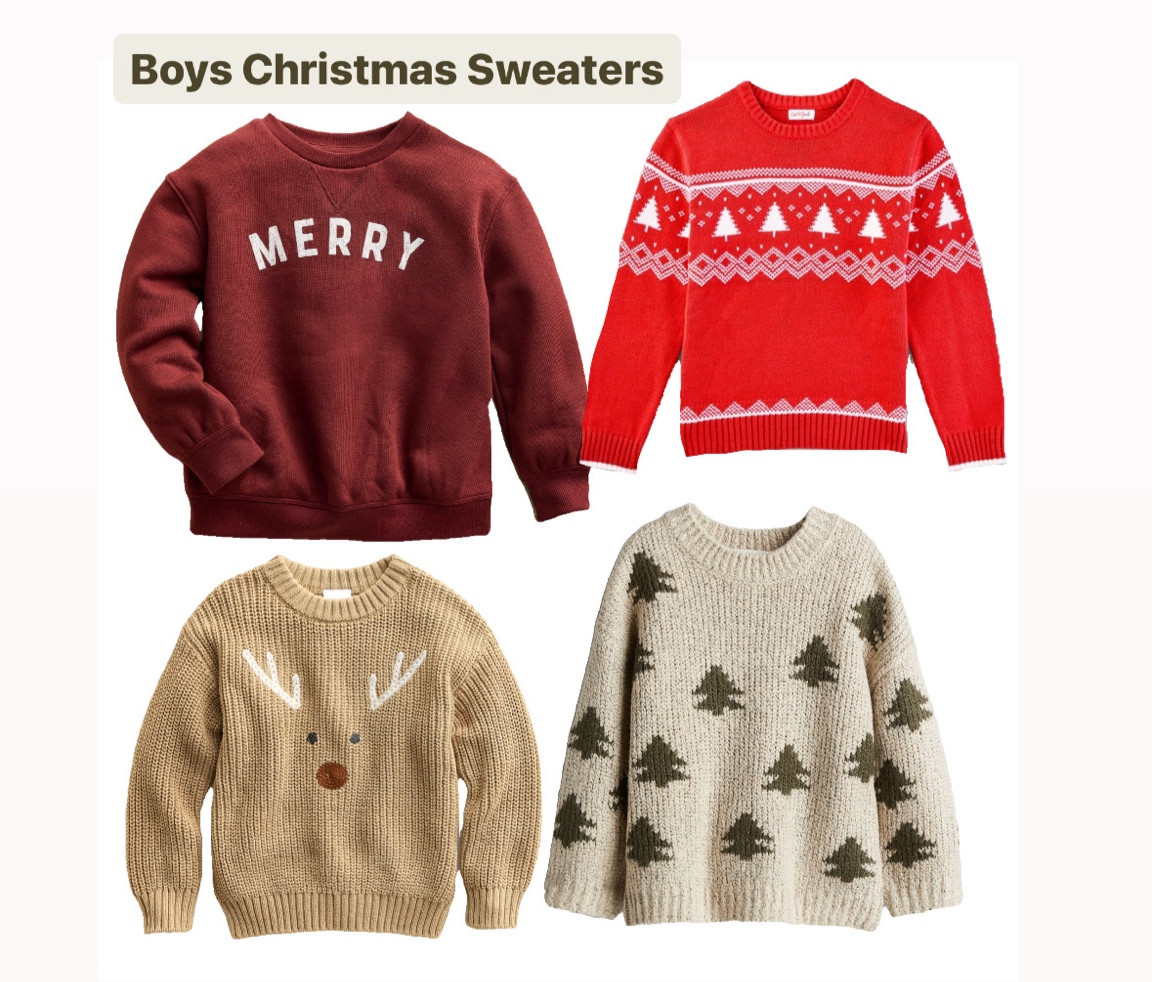 Boys Christmas Sweaters 🌲

#LTKKids #LTKSeasonal #LTKHoliday