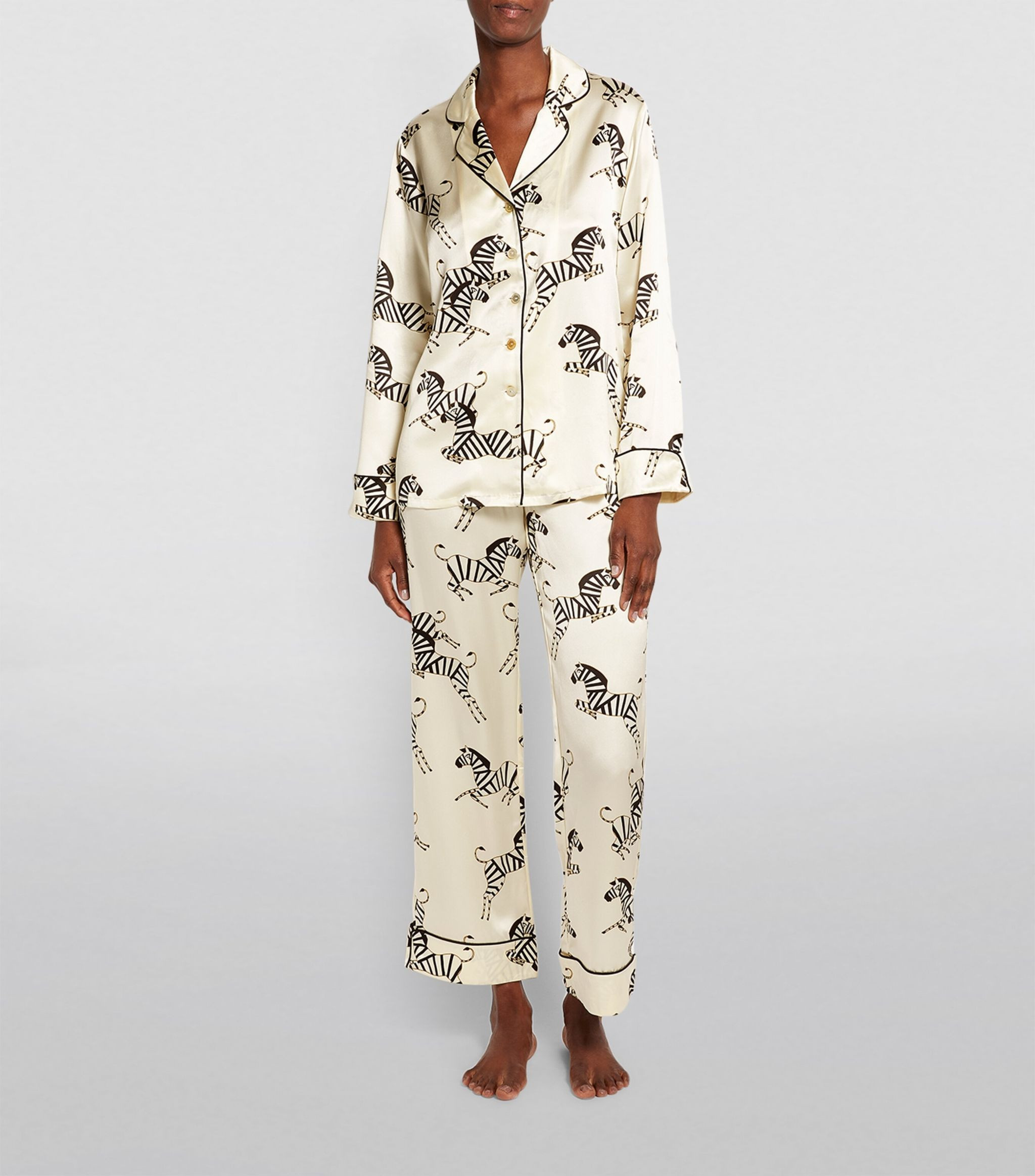 Silk Zelda Lila Pyjama Set | Harrods