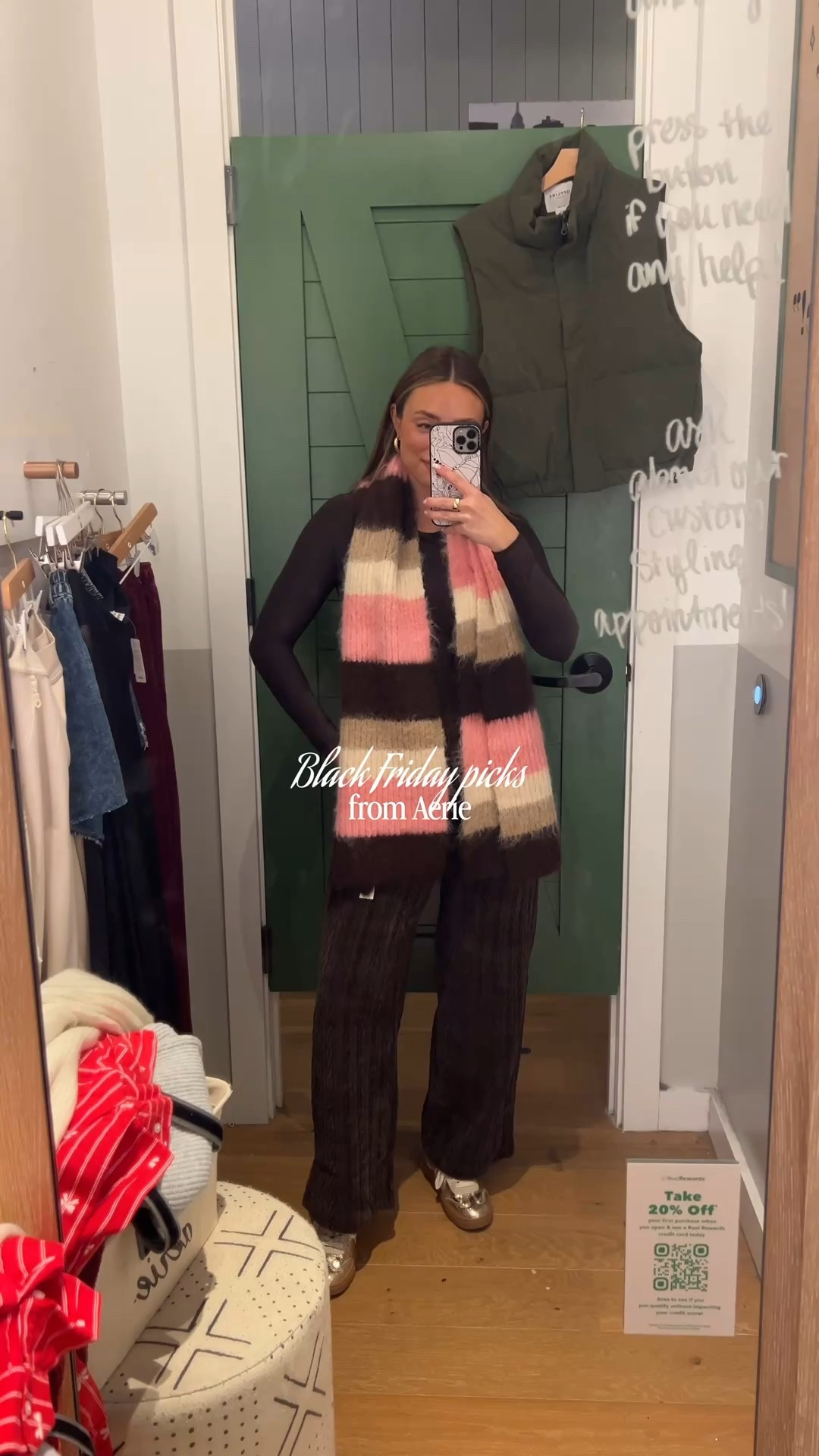 Black Friday sale picks from Aerie✨ Everything is 40% off😍 I wear a small in tops and a medium in bottoms🤎 

#LTKootd #LTKCyberWeek #LTKHoliday