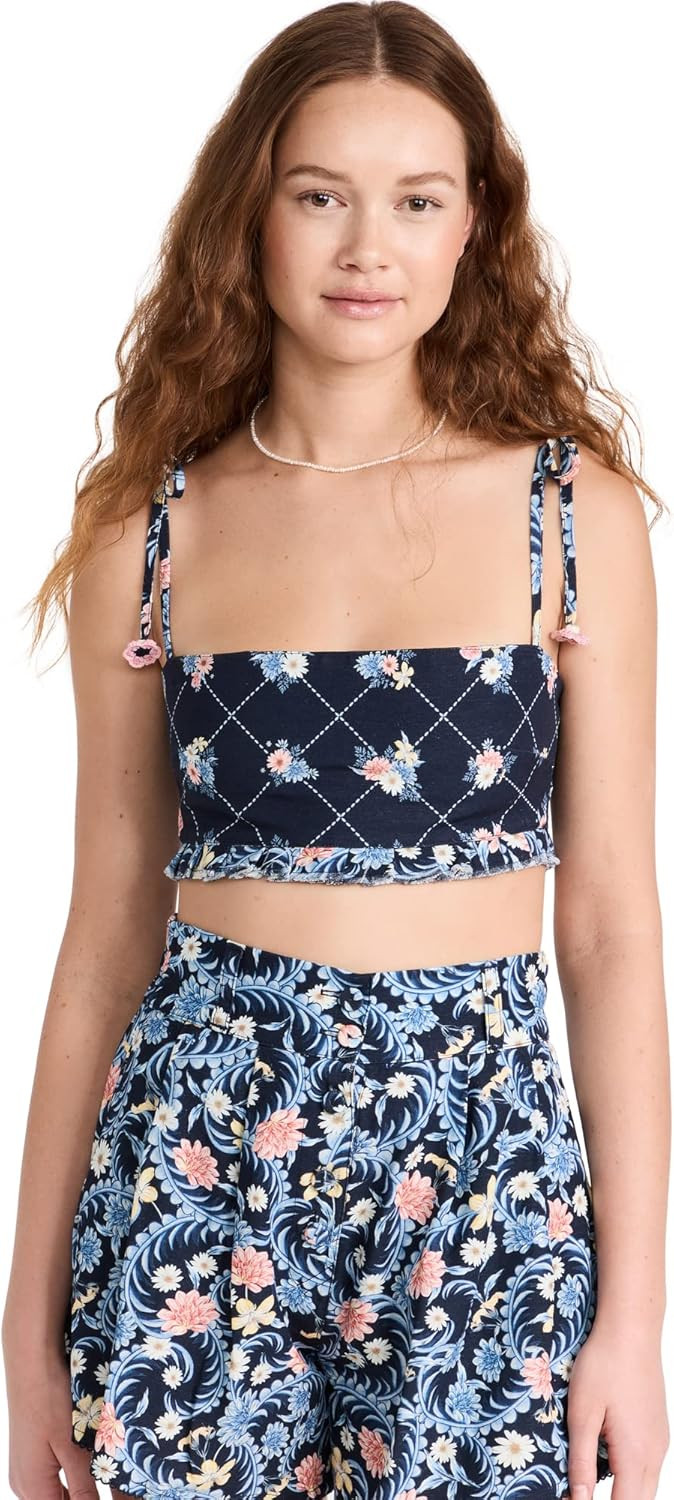AGUA BENDITA Women's Allie Ross Crop Top | Amazon (US)