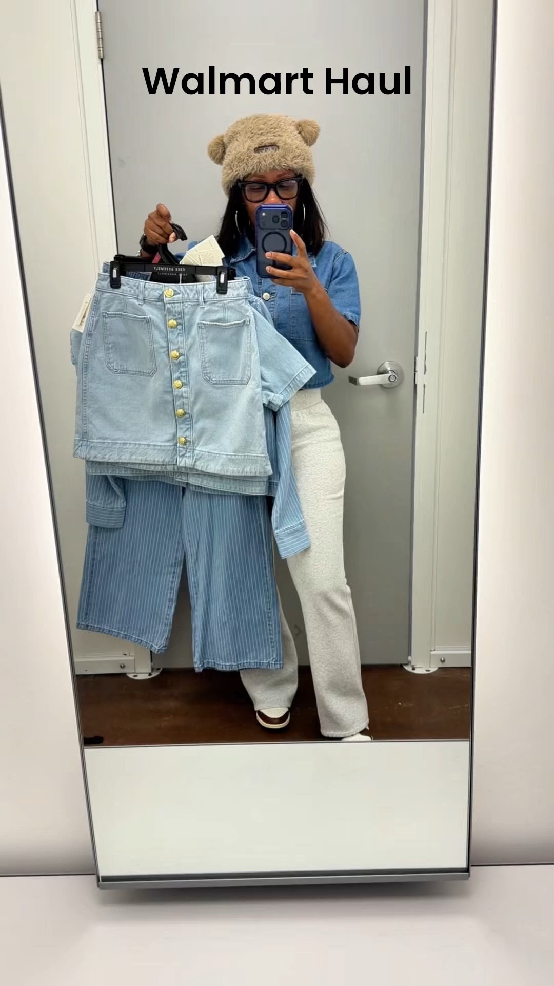 Walmart try on haul denim fashionn

#LTKootd #LTKOver40 #LTKPetite
