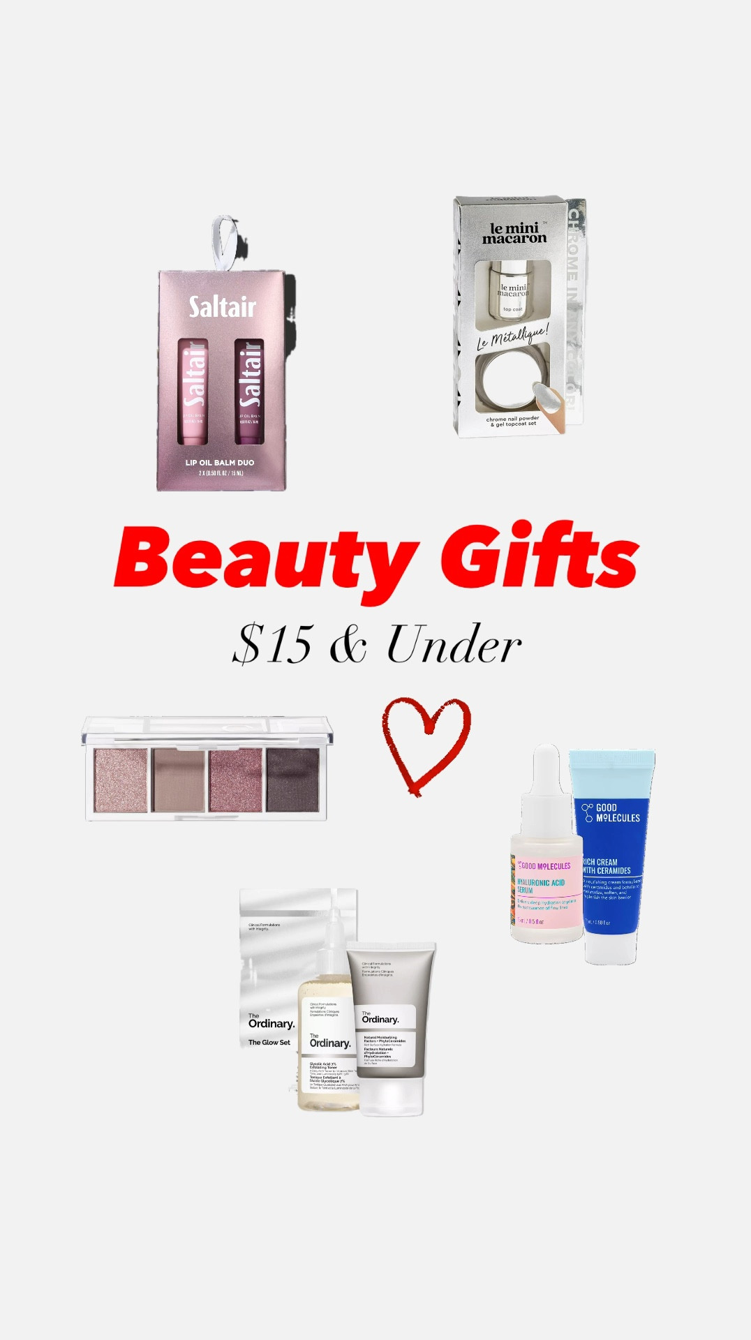 Budget-friendly gifts that don’t come with sketchy ingredients. Clean picks, under $15, and perfect for stocking stuffers or quick “you deserve this” treats.

#LTKSeasonal #LTKGiftGuide #LTKHoliday 

#LTKSaleAlert #LTKselfcare #LTKBeauty