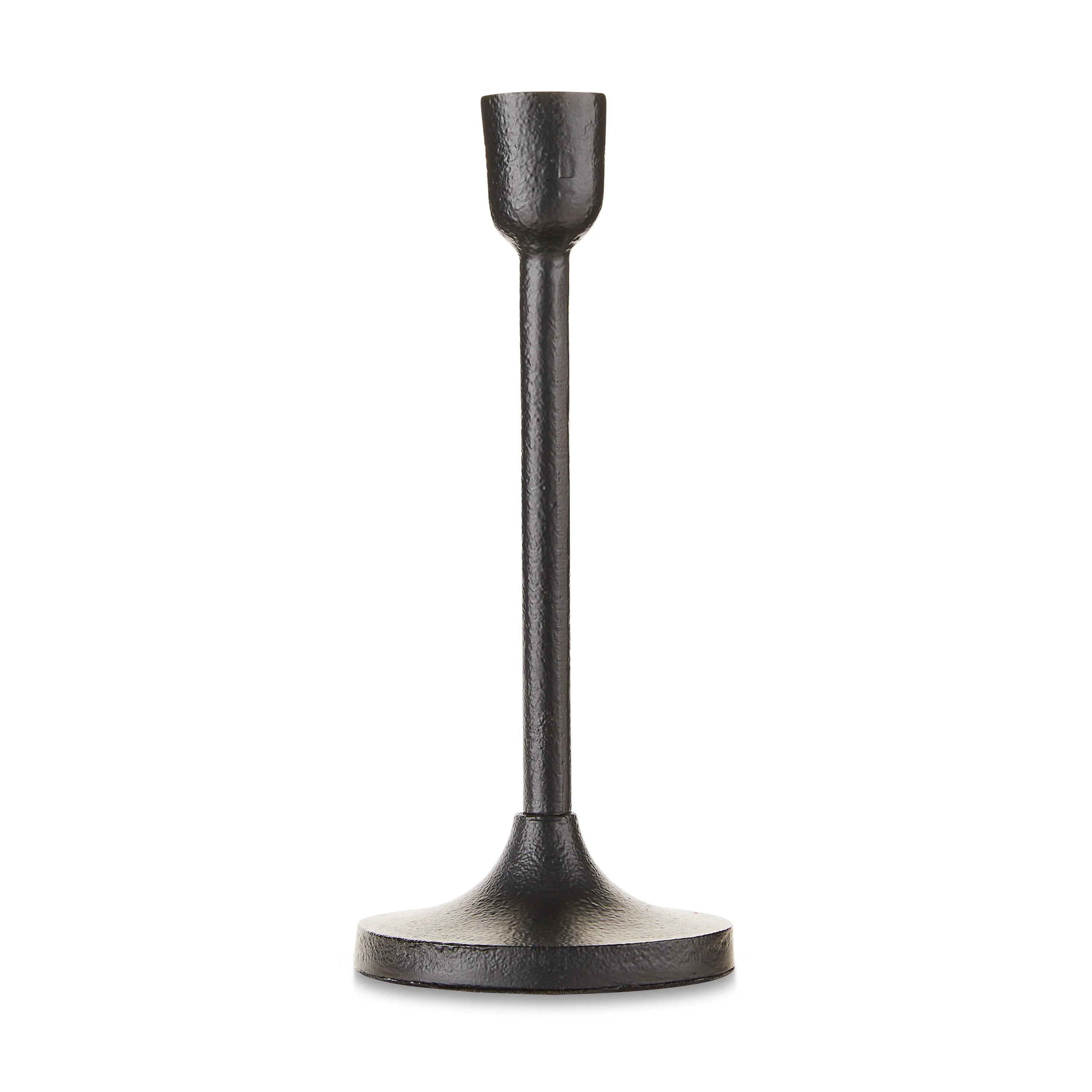 7.5" Holiday Time Black Aluminium Candle Holder | Walmart (US)