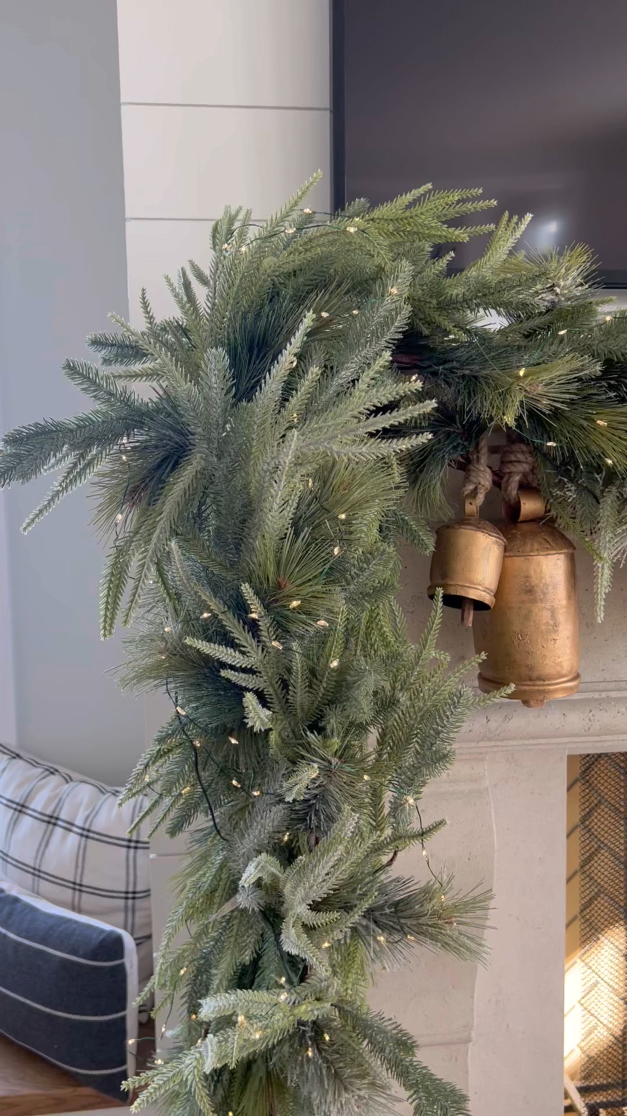 Beautiful garland and bells! 

#LTKHoliday #LTKfindsunder50 #LTKhome