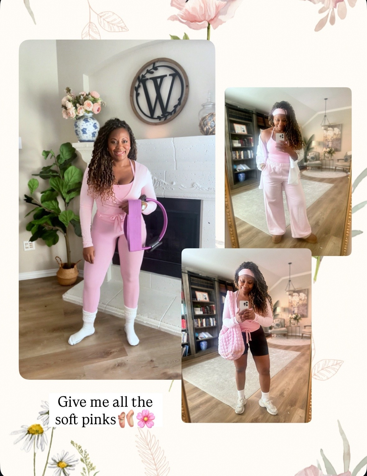 Loving all the pink!🌸🎀🩰

Pilates outfit, gym outfit, mom style

#LTKPetite #LTKmomlife #LTKActive