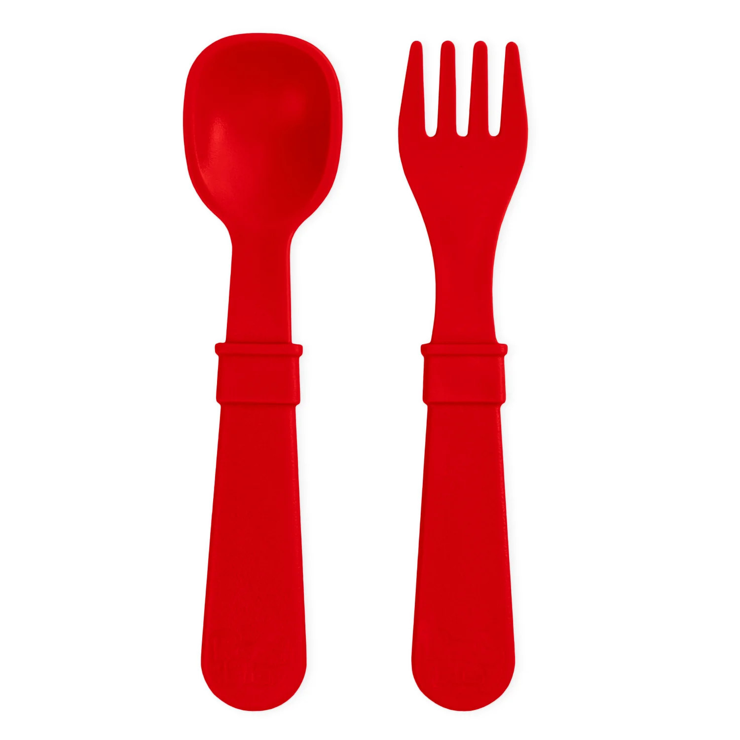 Re-Play Toddler Utensil Pair | Family Tableware Made in the USA from Recycled Plastic | Re-Play