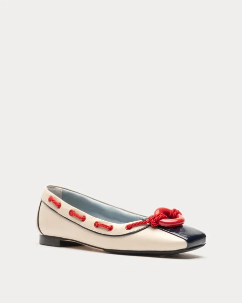 McCoy Boat Shoe - Nautical Leather - 8.5 | Frances Valentine