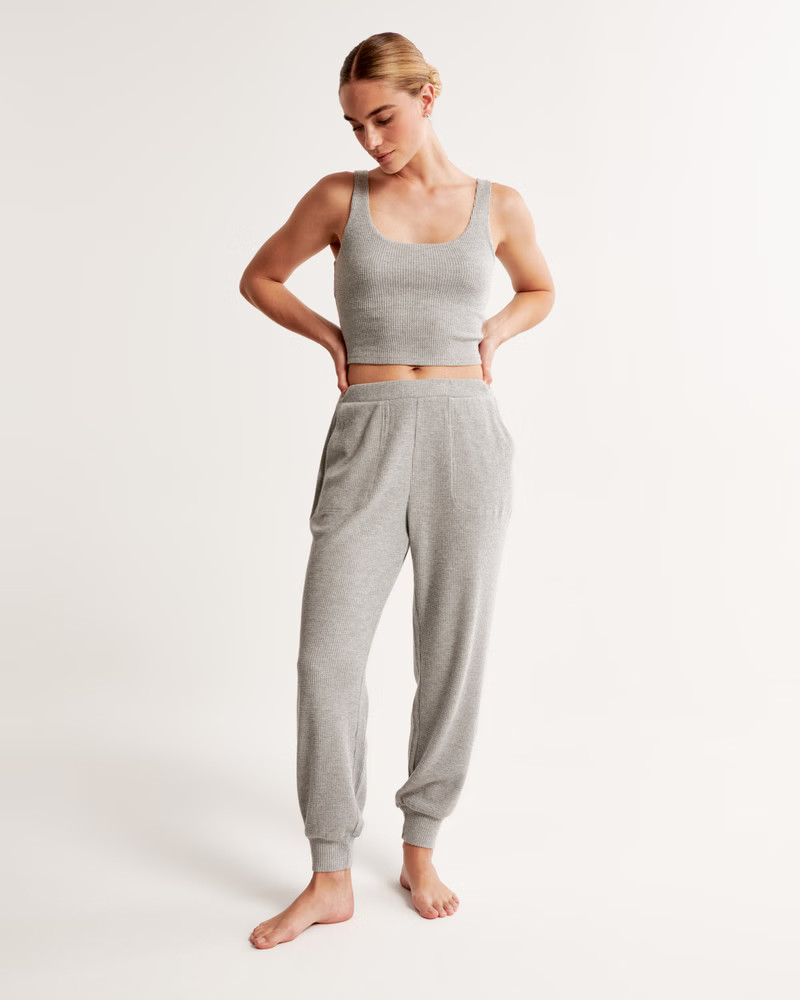 Lounge Waffle Jogger | Abercrombie & Fitch (US)