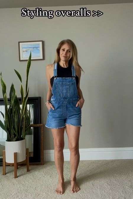These are great for days you work from home & beyond 💙
Styling tip:
If you're seeking ideas on how to wear overalls during the summer, shorts are the perfect solution. You can either transform your long overalls into shorts by cutting them yourself or purchase them that way. Pairing them with an oversized graphic tee, leaving one strap undone, creates a rugged and effortlessly cool look. Complete the outfit with a chunky sneaker or platform boot and carry a leather clutch for the ultimate street style statement.

#overalls #shorts #summeroutfits #stylingtips #mothersdaygideas

#LTKstyletip #LTKitbag #LTKshoecrush