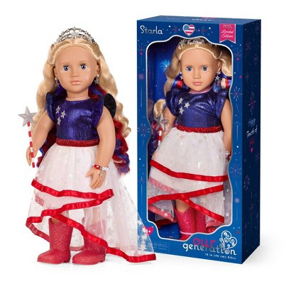 Our Generation Starla Fourth of July 18" Doll and Accessories Keepsake Collection 2026 Celebration Series | Target