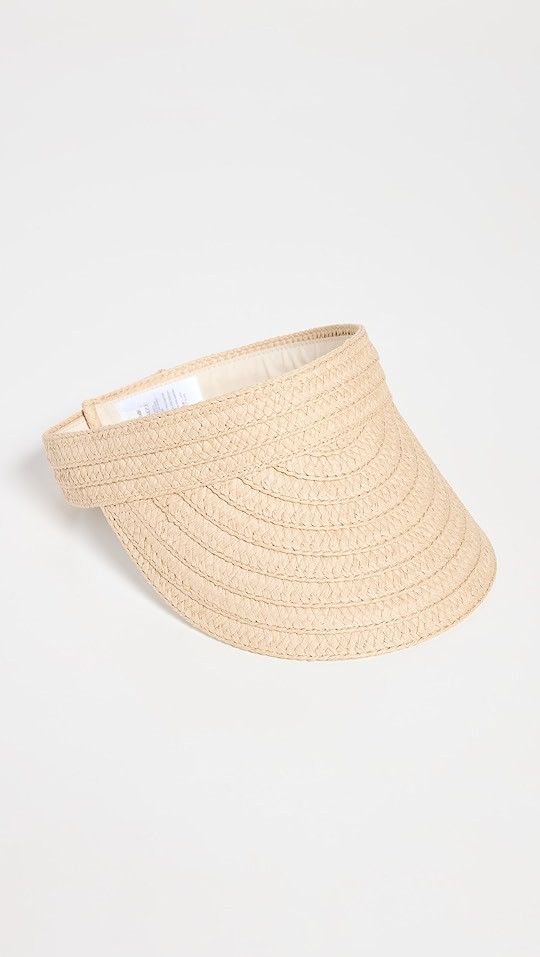Packable Braided Straw Visor | Shopbop