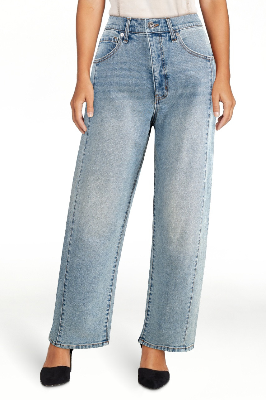 Jessica Simpson Women's and Women's Plus Myrtle Barrel Leg Jeans, Sizes 2-24W | Walmart (US)