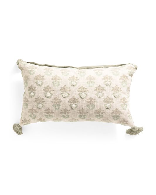 14x24 Embroidered Pillow | TJ Maxx