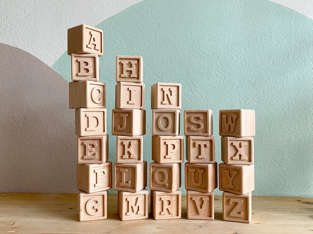 Personalized Baby Blocks, Alphabet Set for Kids, Baby Name Sign, Learning Toys, Nursery Idea, Nau... | Etsy (US)