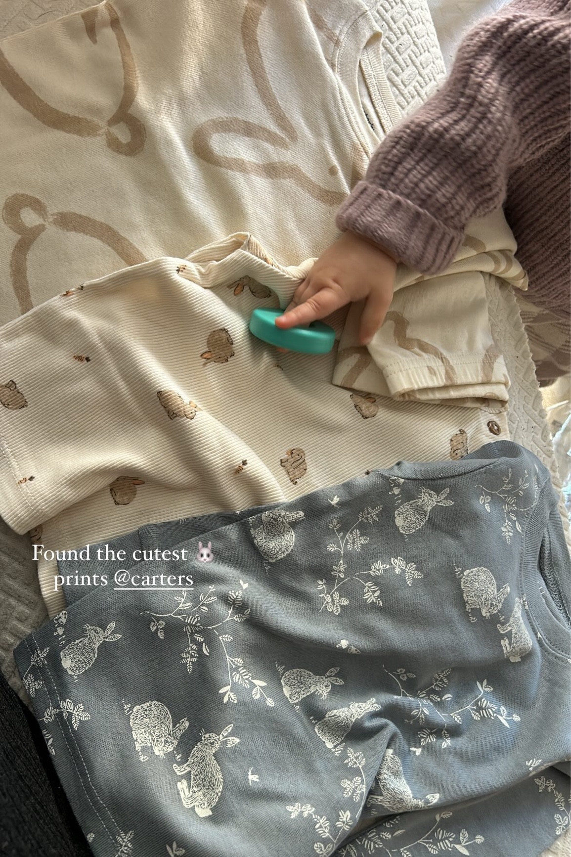 Bunny baby pajamas 

#LTKkids #LTKbaby