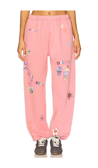 Somebody Loves You Sweatpant in Pink | Revolve Clothing (Global)