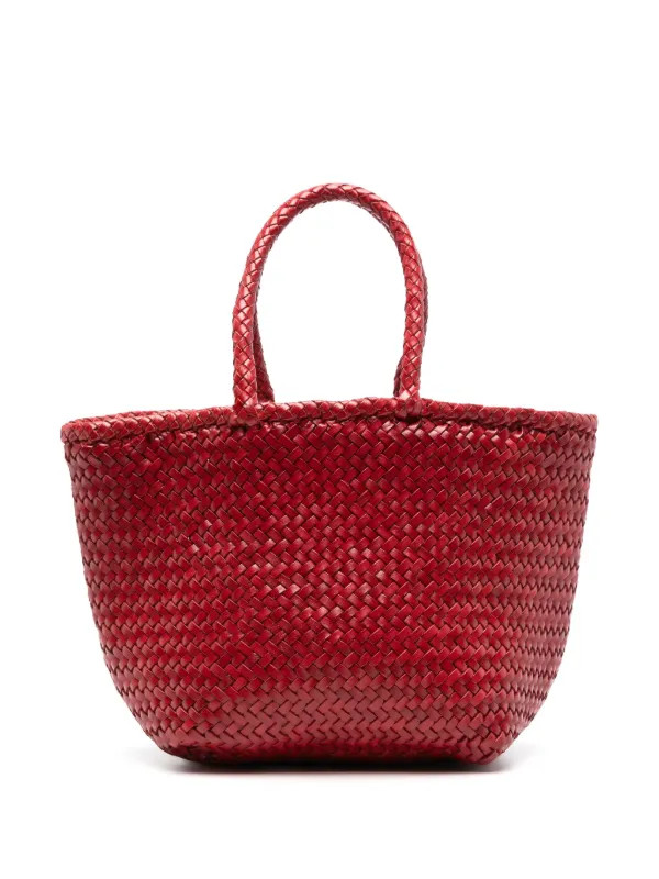 DRAGON DIFFUSION Small Grace Basket Tote Bag | Red | FARFETCH IN | Farfetch Global