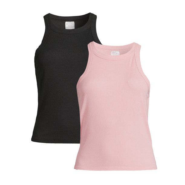 No Boundaries Juniors’ Tank Top, 2-Pack - Walmart.com | Walmart (US)