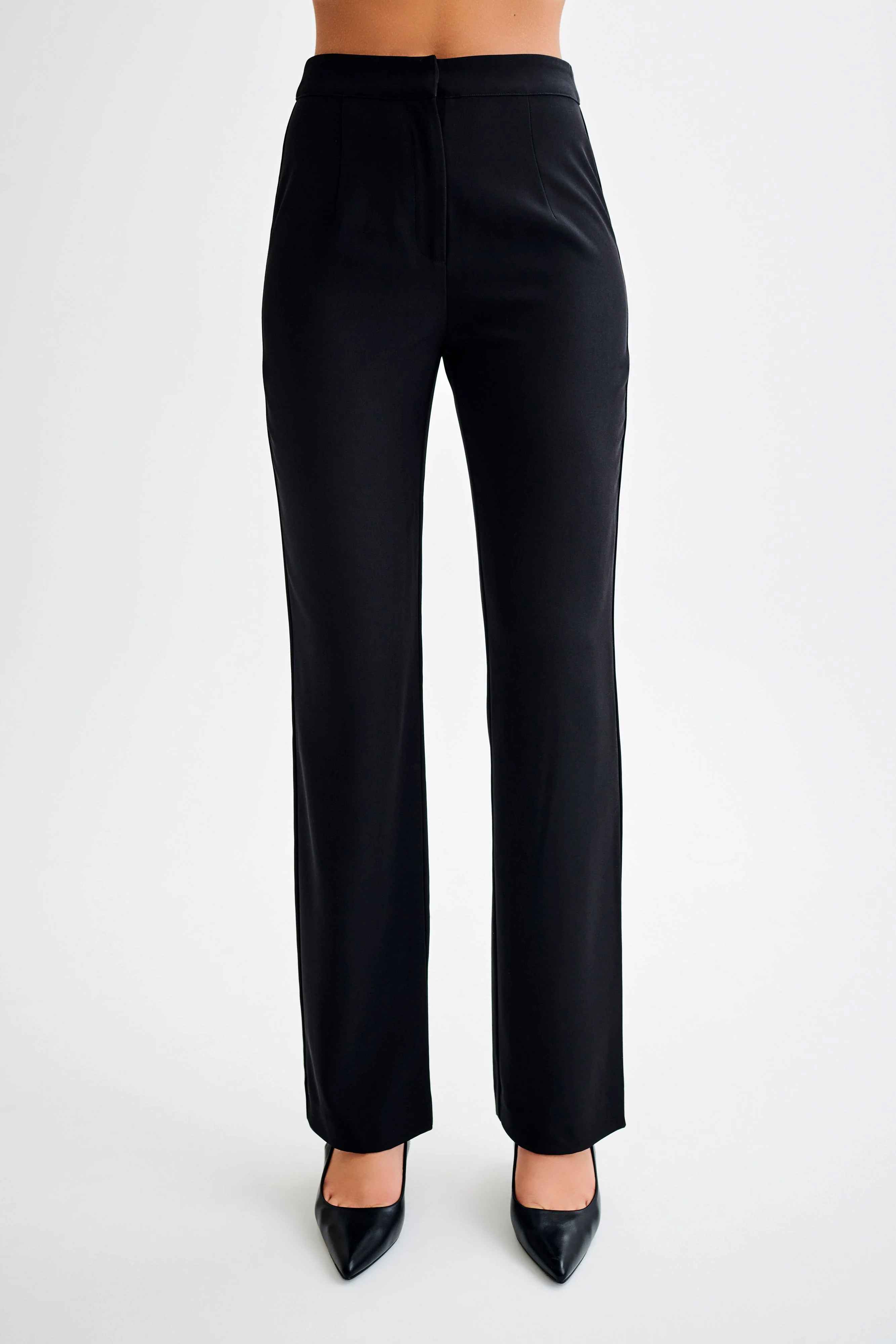 Straight Leg Pant - Black | MESHKI US