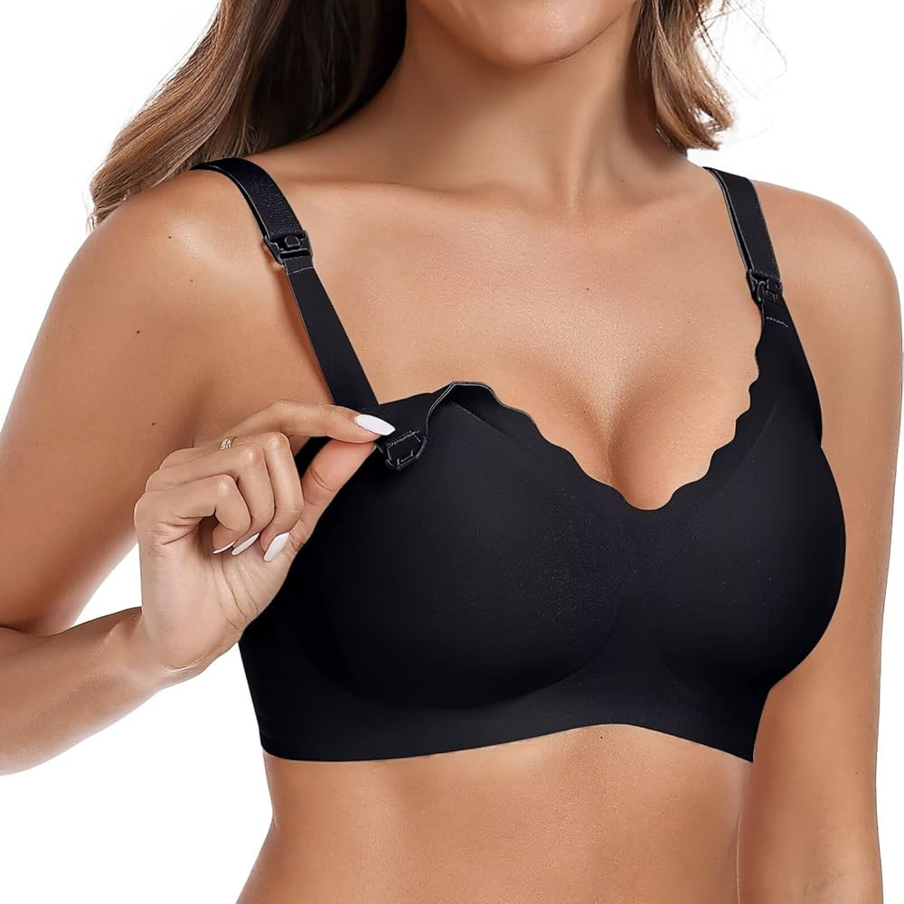 Vertvie Nursing Bras for Breastfeeding Seamless Comfort Maternity Bra Wireless Support Pregnancy ... | Amazon (US)
