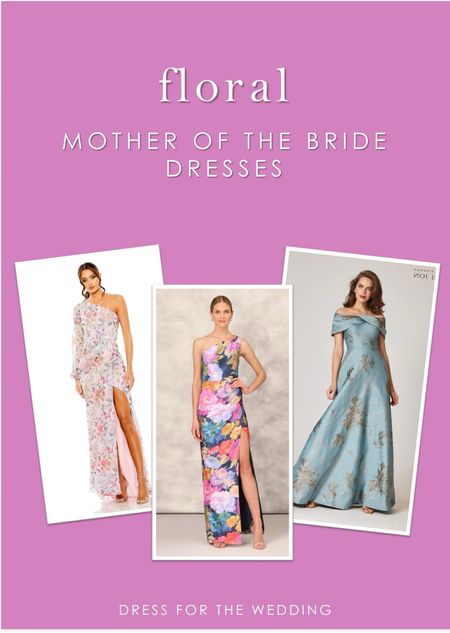 Floral mother of the bride dresses, wedding style over 40, wedding style over 50. Floral dresses for weddings. Follow Dress for the Wedding on LiketoKnow.it for more wedding guest dresses, bridesmaid dresses, wedding dresses, and mother of the bride dresses. 

#LTKSeasonal #LTKOver40 #LTKWedding