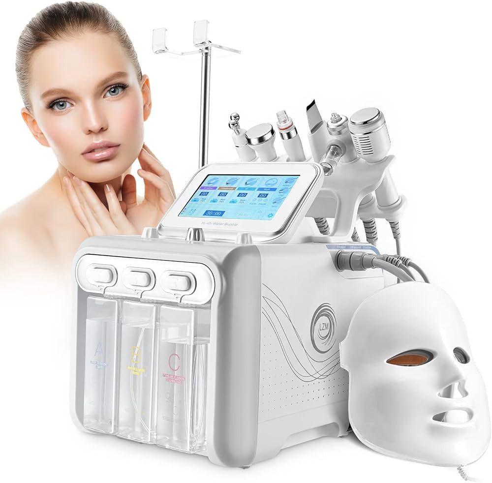 SAULDGO 7 in 1 Hydrogen Oxygen Facial Machine for Skin Lifting Wrinkle Remove Face Spa,Home/Beaut... | Amazon (US)