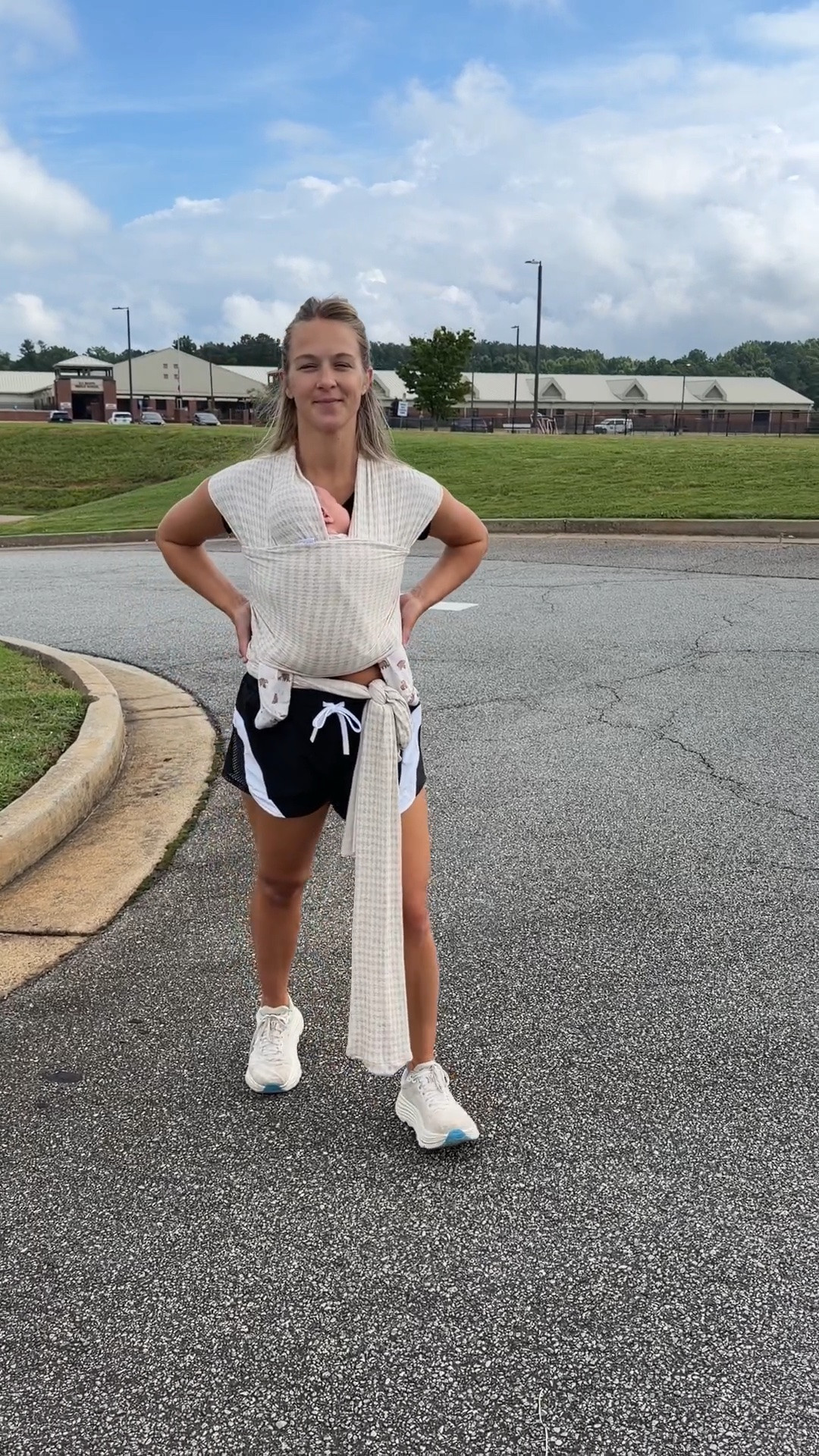 My postpartum uniform!! Wearing a medium in these shorts!

#LTKootd #LTKmomlife #LTKBaby