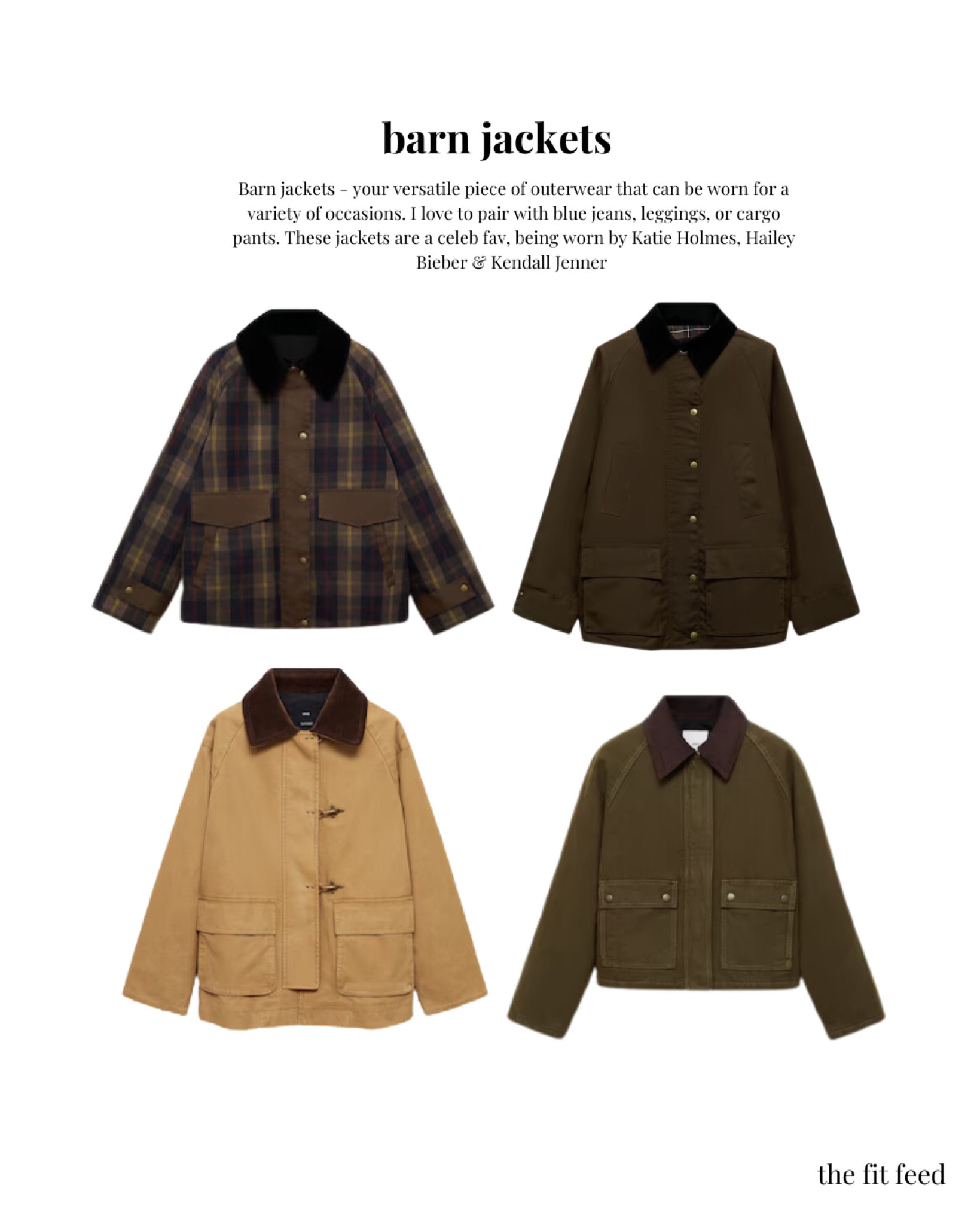 Barn jackey shopping inspo!!! 

#LTKGiftGuide #LTKStyleTip #LTKHoliday