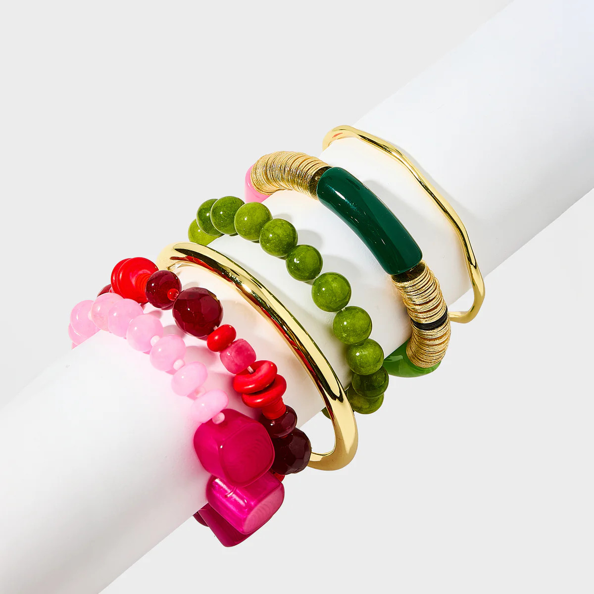 Natasha's Holiday Bracelet Stack | Allie + Bess