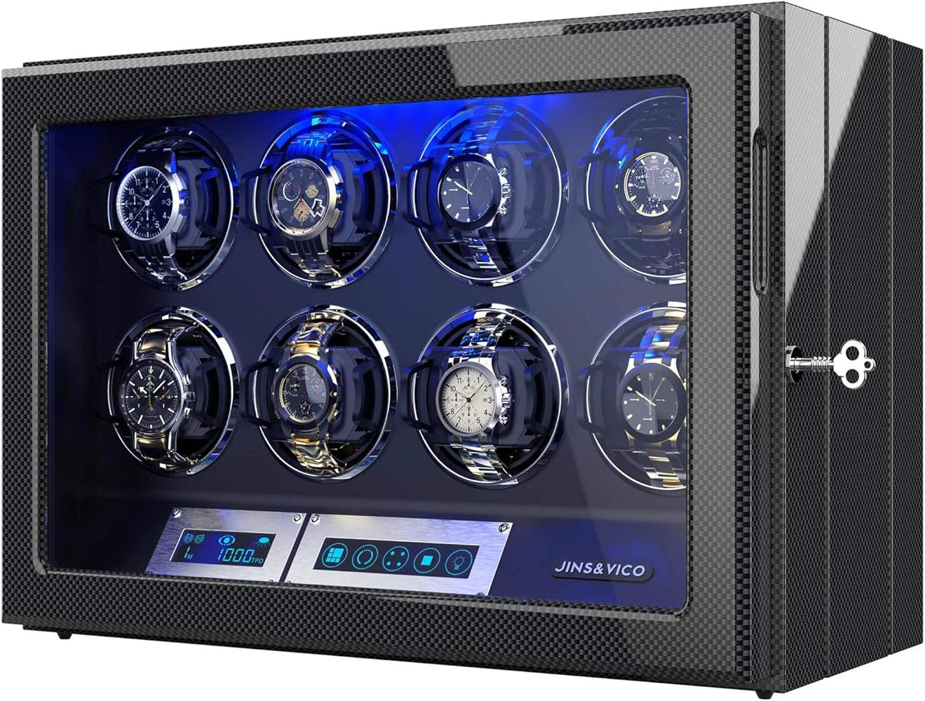 Watch Winder, Adjustable [Upgraded] Watch Pillows, 8 Winding Spaces Watch Winders for Automatic W... | Amazon (US)