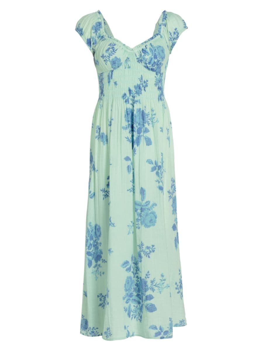 Free People Forget Me Not Floral Midi-Dress | Saks Fifth Avenue