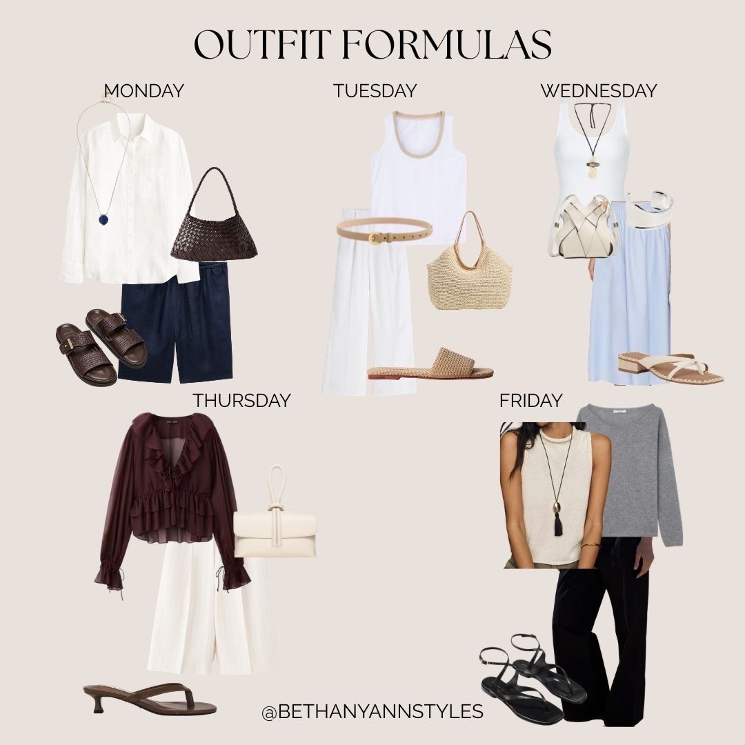 Week 25 of 2026 outfit formulas—effortless combinations designed to make getting dressed simple, confident, and stress-free for the week ahead.