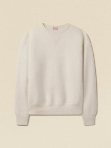 Ecru Bryceland's X Buck Mason Freedom Sleeve Tubular Sweatshirt- Modern American Classics | Buck Mason