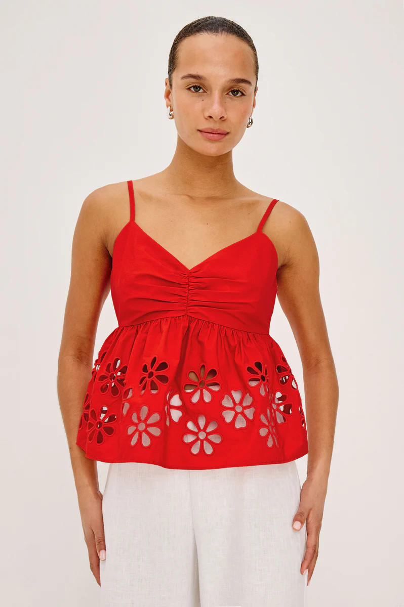 MERU TOP - SCARLET | Rails