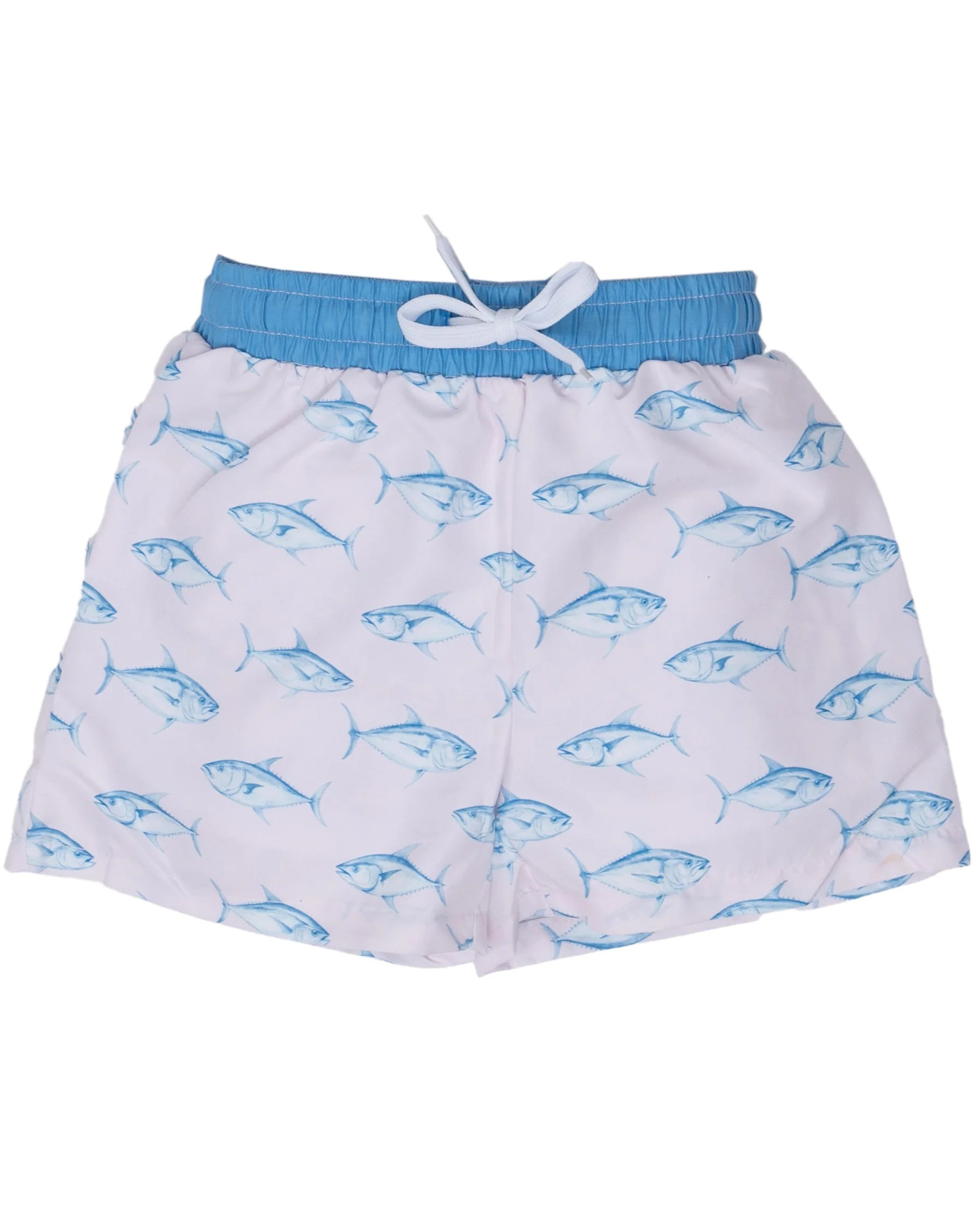 Blue Fish Trunks | The Oaks Apparel Company