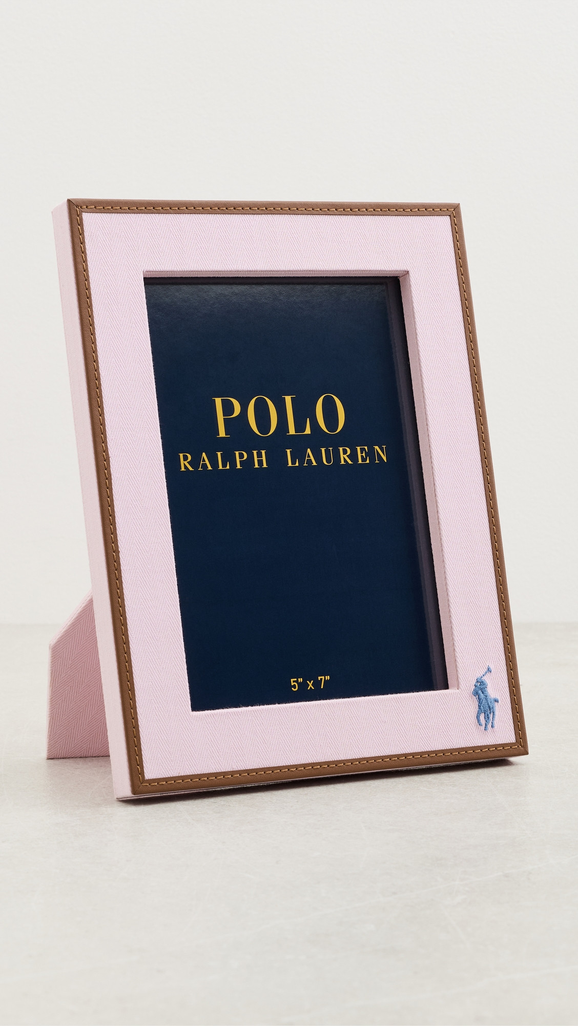 Polo Ralph Lauren Polo Icon Frame 5x7 Pink/Blue One Size | Shopbop